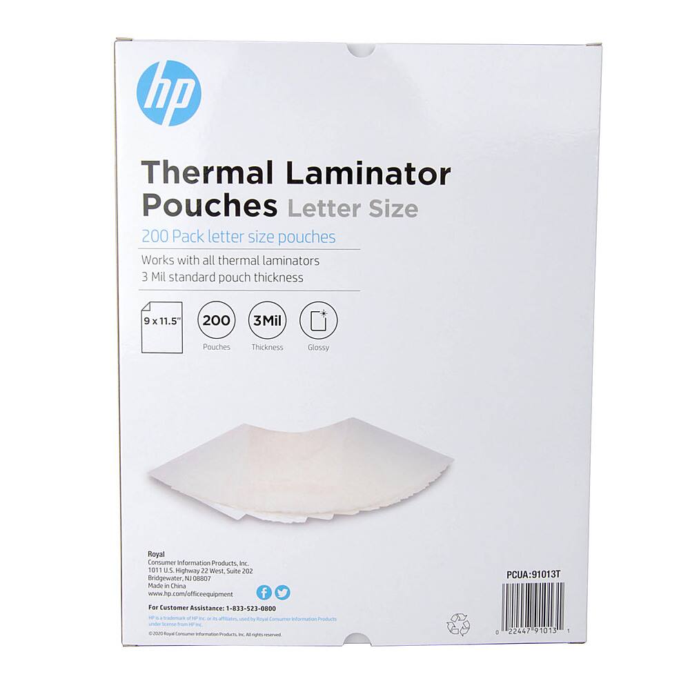 HP Laminating Sheets 91013T Best Buy