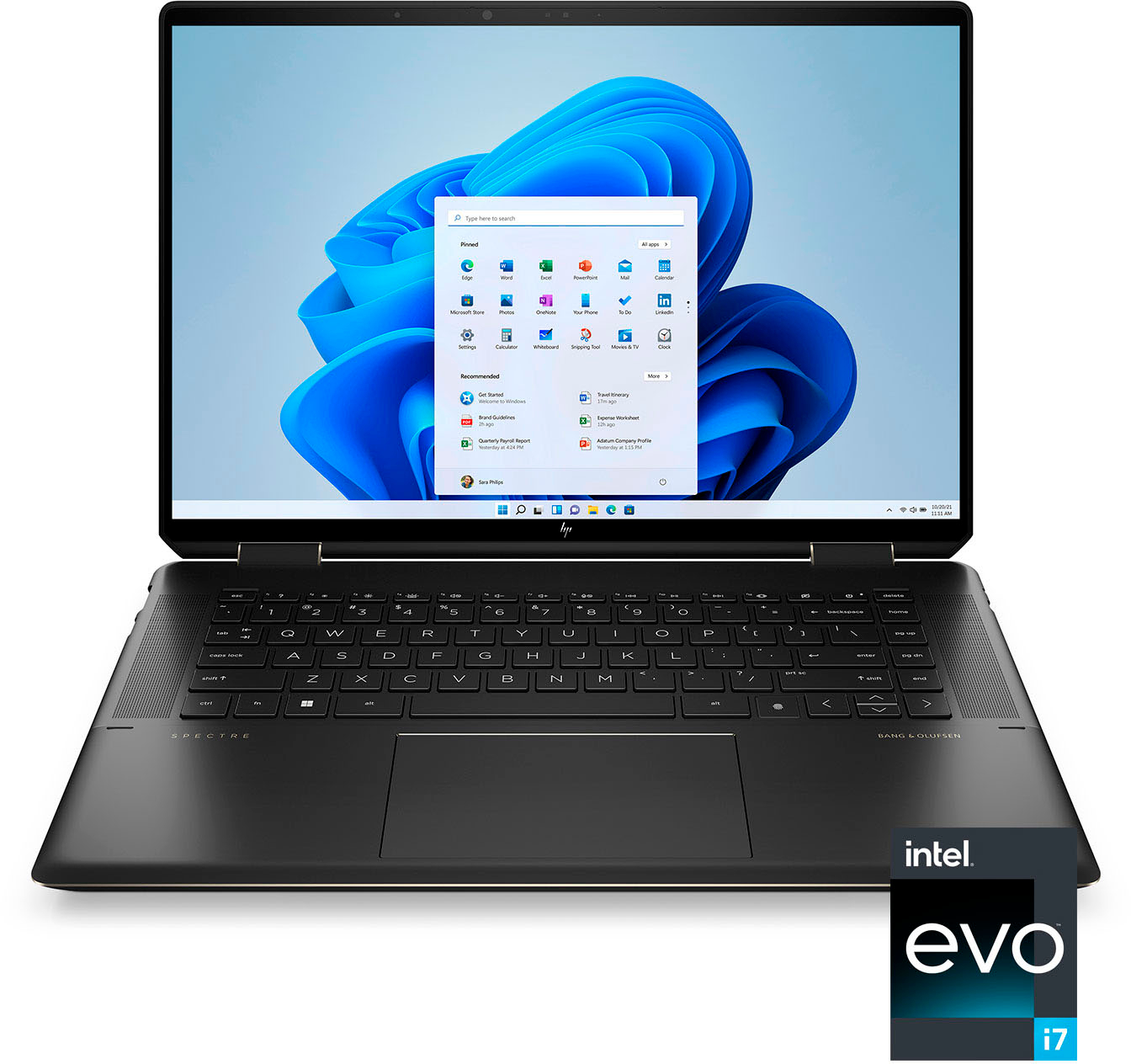 HP – Spectre 2-in-1 16″ UHD+ Touch-Screen Laptop – Intel Evo Core i7 – 16GB Memory – Intel Arc A370M – 1TB SSD – Pen Included – Nightfall Black