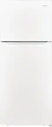 Front. Frigidaire - 17.6 Cu. Ft. Top Freezer Refrigerator - White.