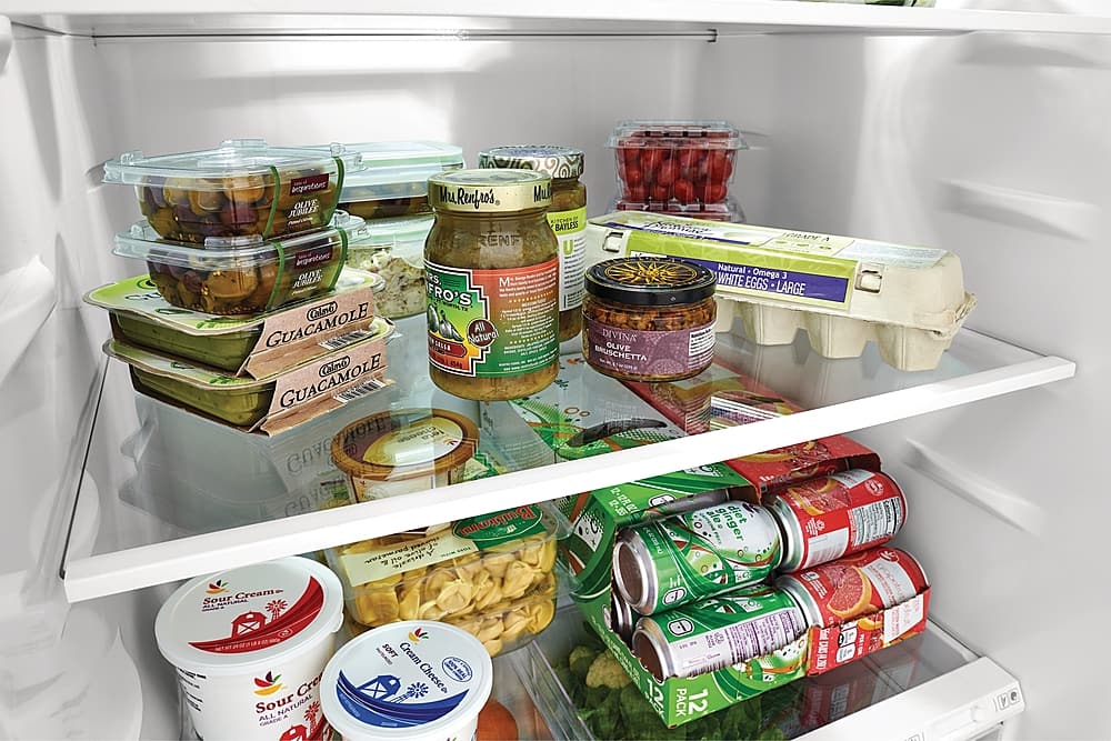 Alt View 5. Frigidaire - 17.6 Cu. Ft. Top Freezer Refrigerator - White.