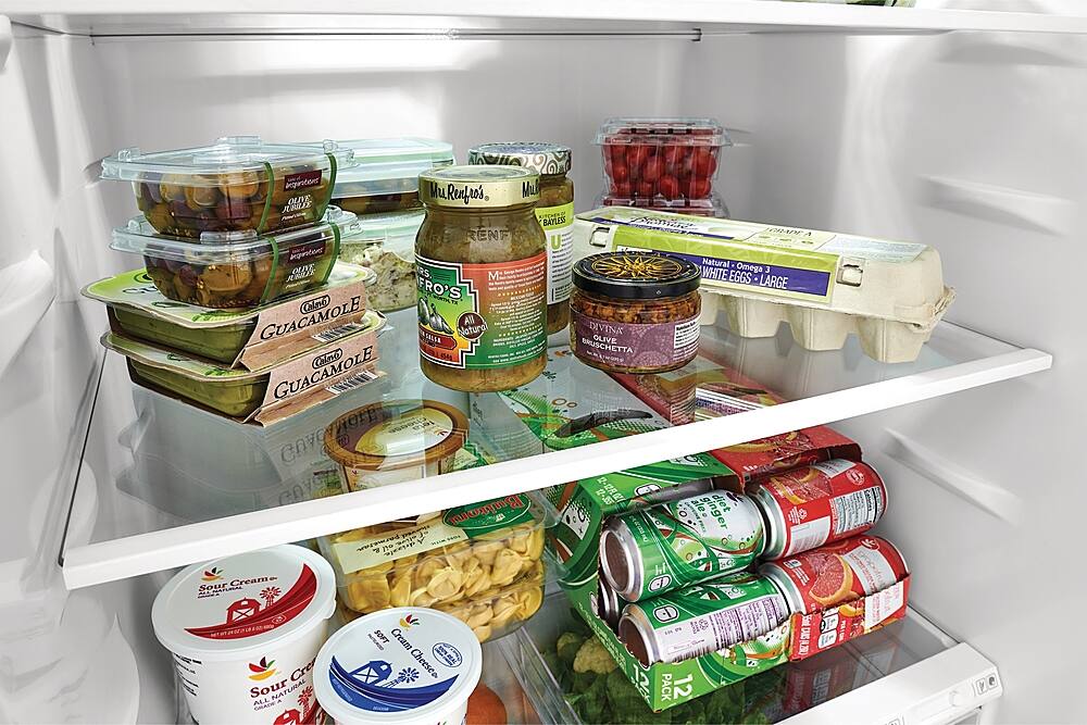 Alt View 5. Frigidaire - 17.6 Cu. Ft. Top Freezer Refrigerator - White.