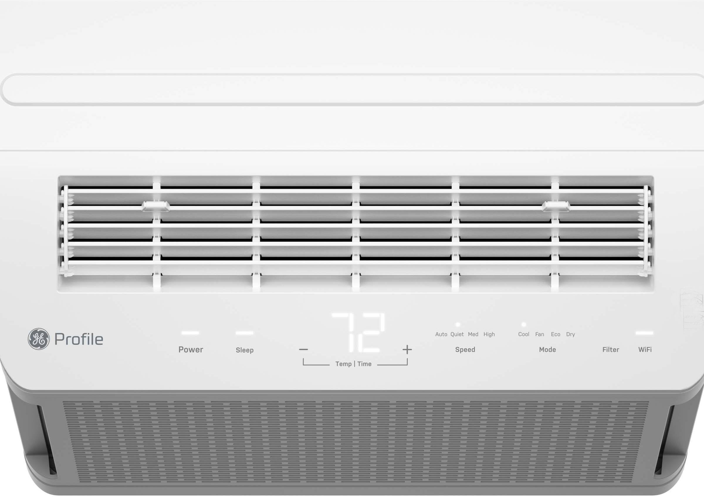 Alt View 26. GE Profile - ClearView 350 Sq. Ft. 8,300 BTU Smart Ultra Quiet Window Air Conditioner - White.