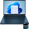 HP - Spectre 2-in-1 16" 3K+ Touch-Screen Laptop - Intel Evo platform Core i7 - 16GB Memory - 512GB SSD - Pen Included - Nocturne Blue