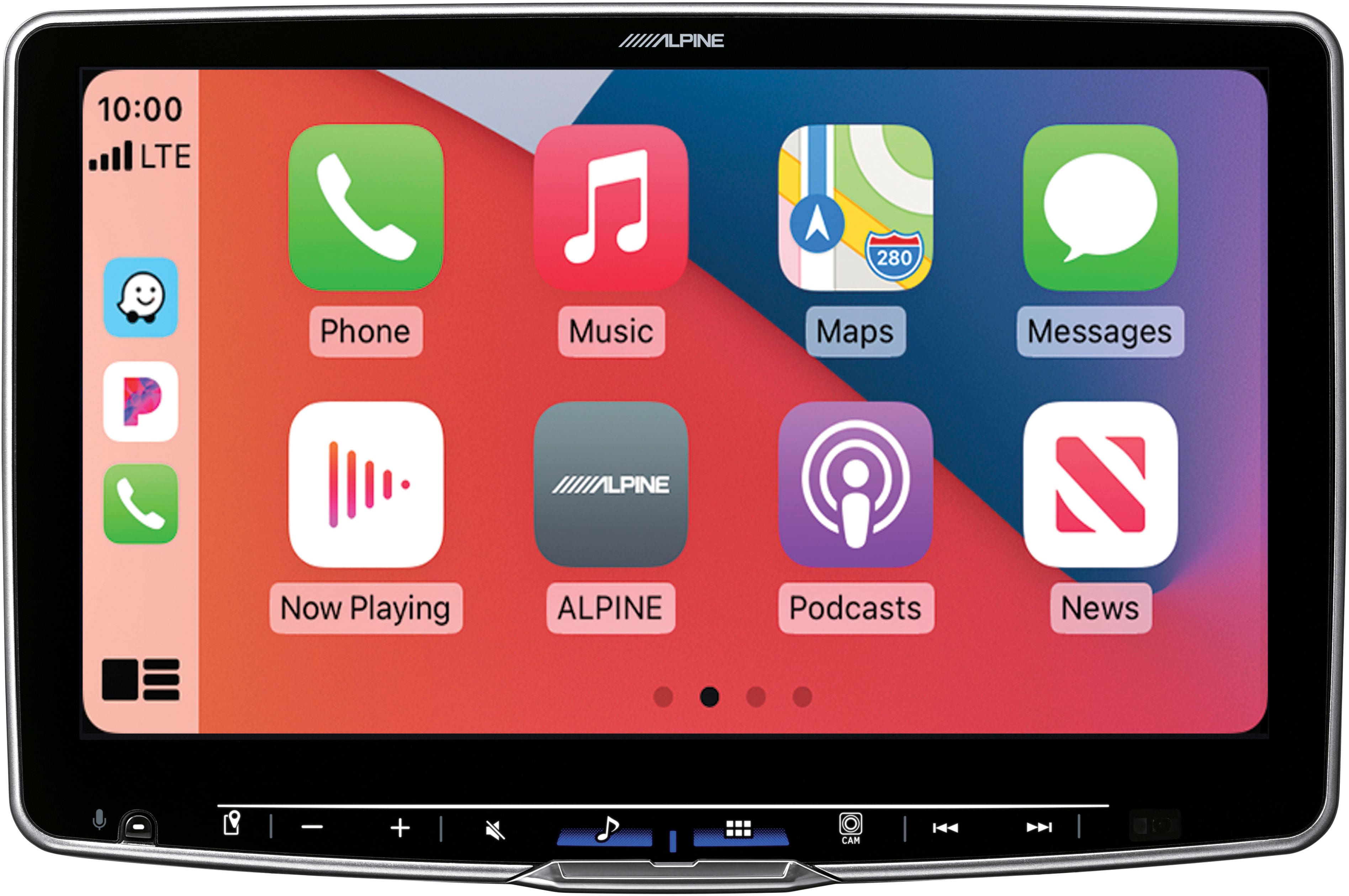 Alt View 12. Alpine - 11" Android Auto and Apple CarPlay Bluetooth Digital Media Receiver - Black.