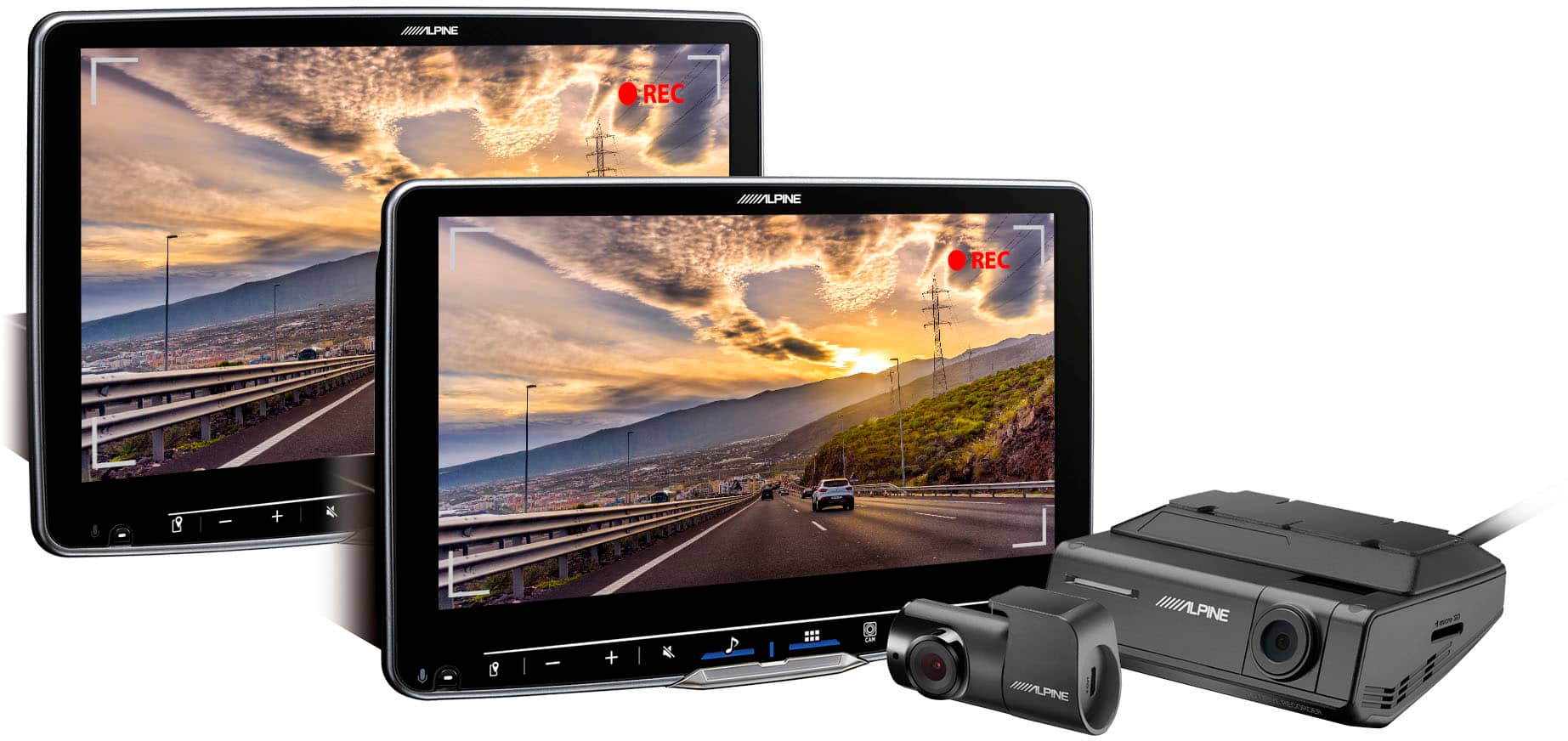 Alt View 14. Alpine - 11" Android Auto and Apple CarPlay Bluetooth Digital Media Receiver - Black.