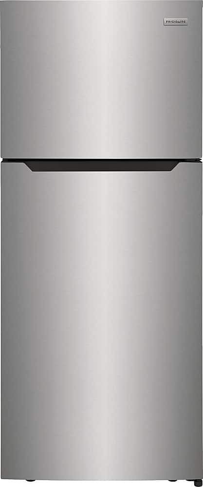 Front. Frigidaire - 17.6 Cu. Ft. Top Freezer Refrigerator - Stainless Steel.