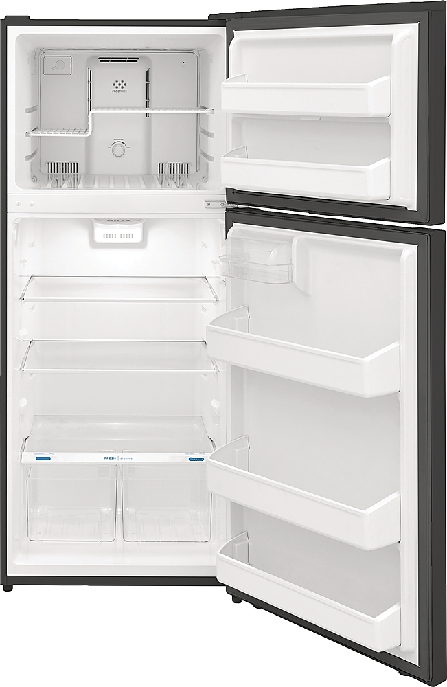 Frigidaire 17.6 Cu. Ft. Top Freezer Refrigerator Stainless Steel ...