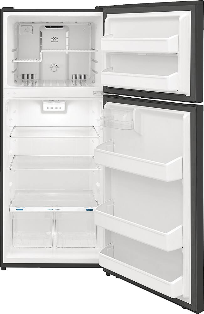 Alt View 1. Frigidaire - 17.6 Cu. Ft. Top Freezer Refrigerator - Stainless Steel.