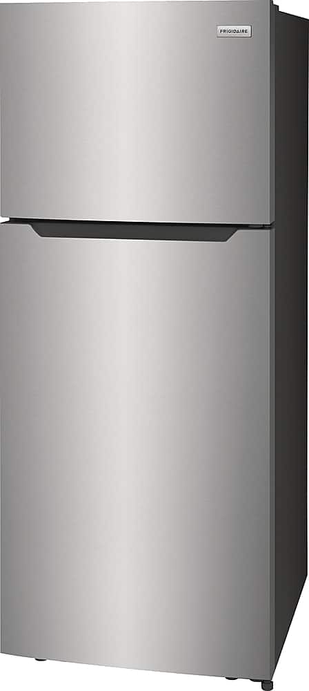 Left. Frigidaire - 17.6 Cu. Ft. Top Freezer Refrigerator - Stainless Steel.