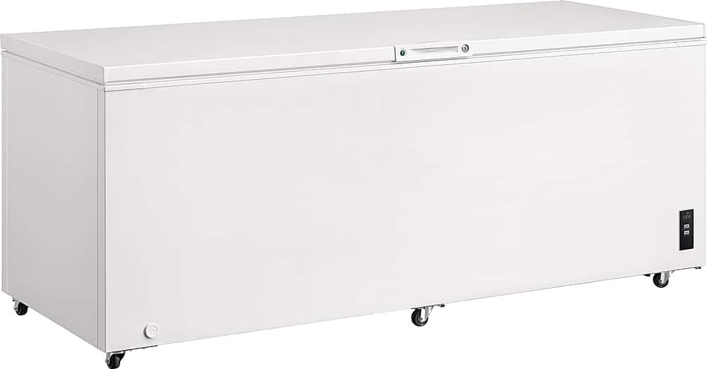 Angle. Frigidaire - 24.8 Cu. Ft. Chest Freezer - White.