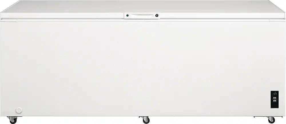 Front. Frigidaire - 24.8 Cu. Ft. Chest Freezer - White.
