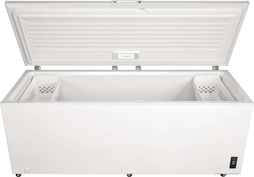 Alt View 1. Frigidaire - 24.8 Cu. Ft. Chest Freezer - White.