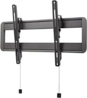 One for All - Ultra-Slim TV Wall Mount for most 42"-100" Flat Panel TVs - Tilt - Black - Front_Zoom