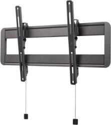 One for All - Ultra-Slim TV Wall Mount for 42"-100" Flat Panel TVs - Tilt - Black - Front_Zoom