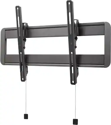Front. One for All - Ultra-Slim TV Wall Mount for most 42"-100" Flat Panel TVs - Tilt - Black.