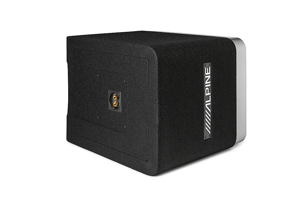 Back. Alpine - Halo R2-Series 10" Dual Voice Coil 4-Ohm Loaded Subwoofer Enclosure - Black.