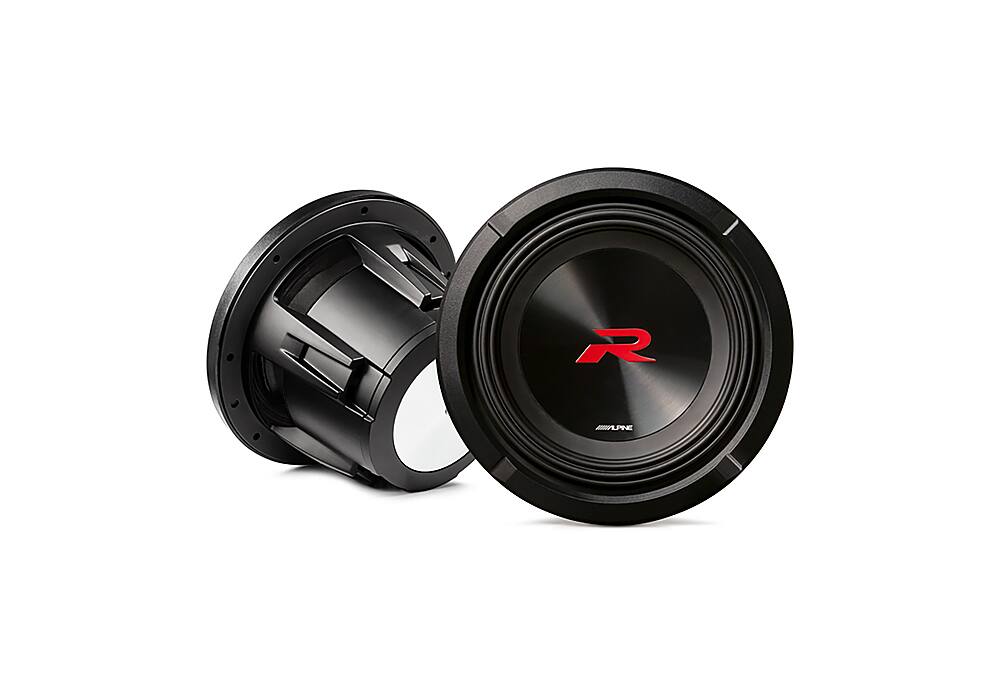 Alt View 11. Alpine - R-Series 8" Dual Voice Coil 2-Ohm Subwoofer - Black.