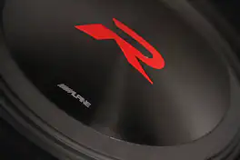 Alpine - R-Series Dual 10" Voice Coil 2-Ohm Subwoofer - Black