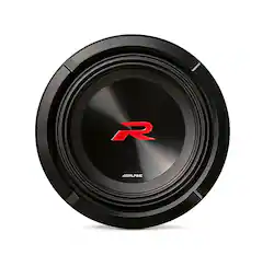 Alpine - R-Series 8" Dual Voice Coil 4-Ohm Subwoofer - Black - Front_Zoom