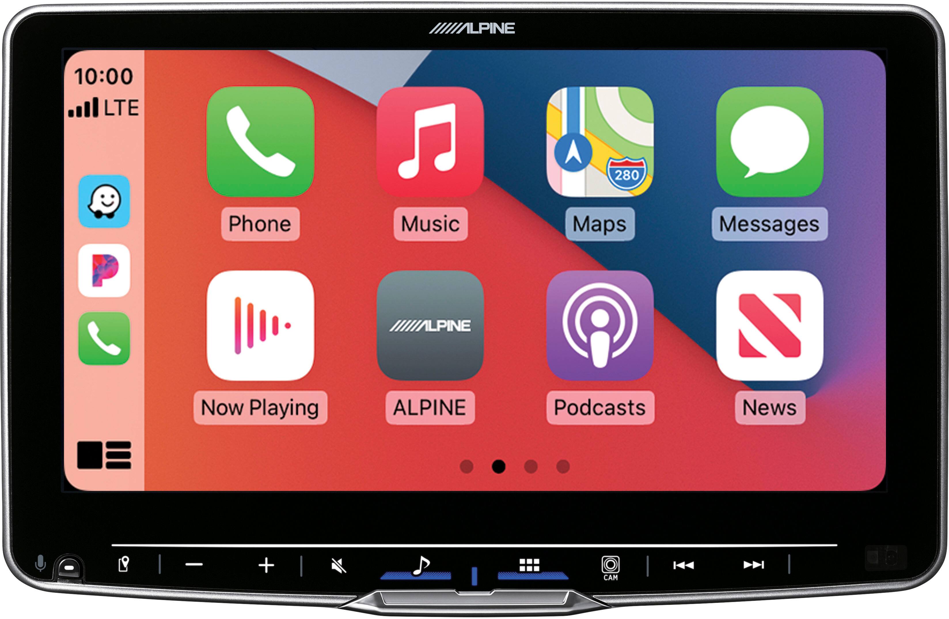 Alt View 12. Alpine - 9" Android Auto and Apple CarPlay Bluetooth Digital Media Receiver - Black.