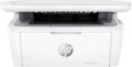 Front. HP - LaserJet M140w Wireless Black and White Laser Printer - White.