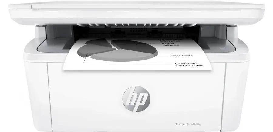 Alt View 11. HP - LaserJet M140w Wireless Black and White Laser Printer - White.