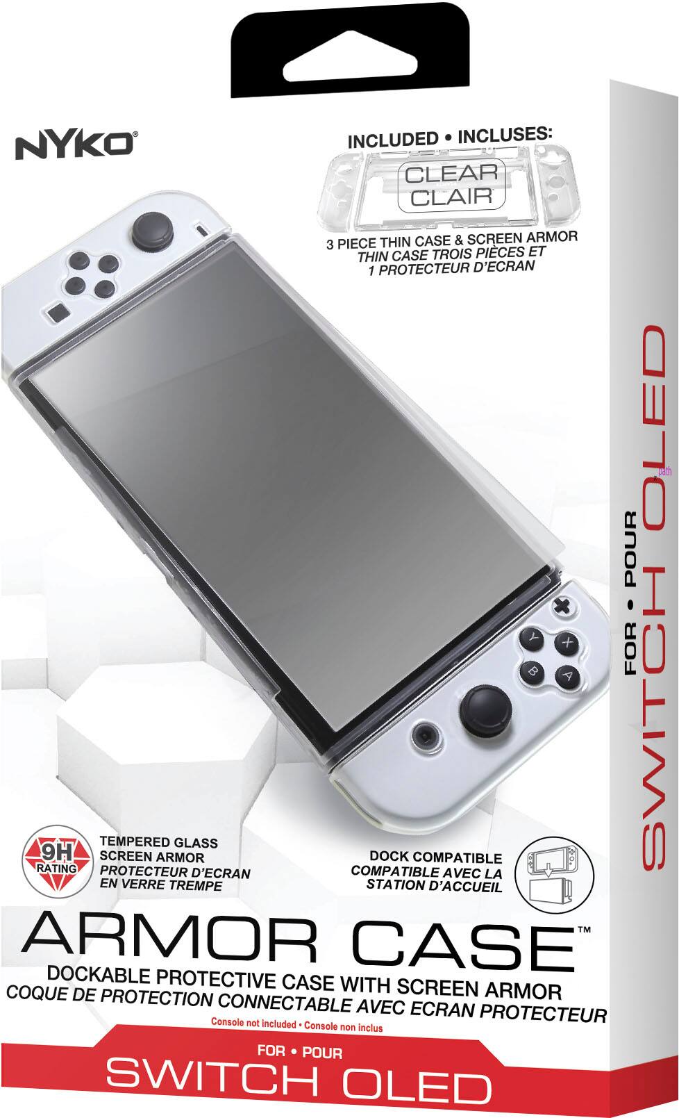 Nyko - Armor Case for Nintendo Switch OLED - Clear
