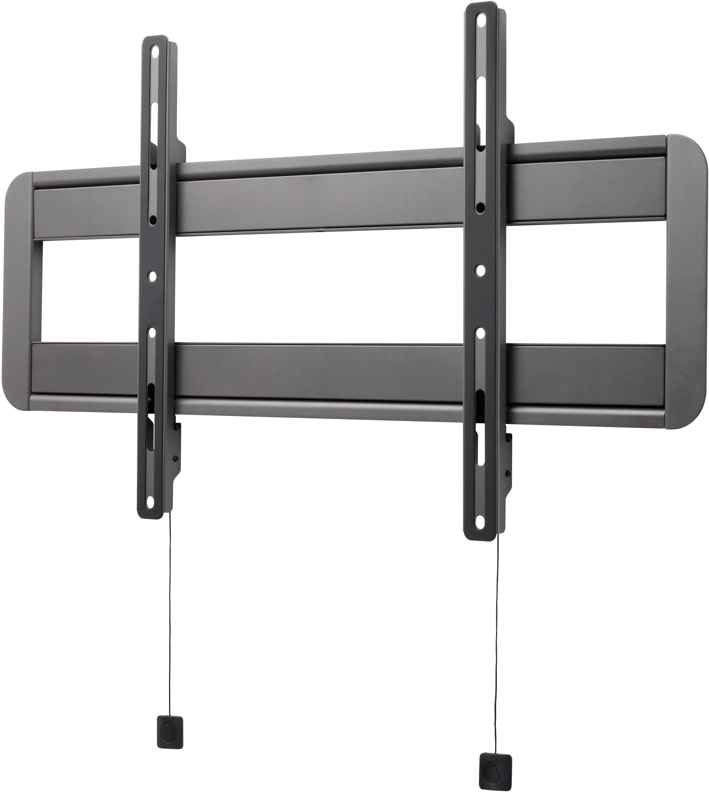 Angle. One for All - Ultra-Slim TV Wall Mount for most 42"-100" Flat Panel TVs - Fixed Position - Black.