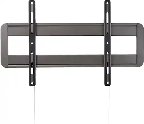 Front. One for All - Ultra-Slim TV Wall Mount for most 42"-100" Flat Panel TVs - Fixed Position - Black.