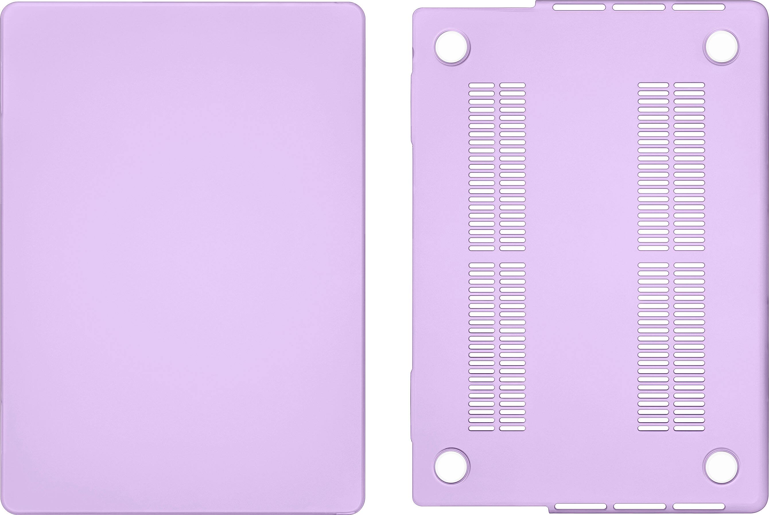 Alt View 13. Insignia™ - Hard-Shell Case for 2021 and 2023 MacBook Pro 14" - Frosted Purple.