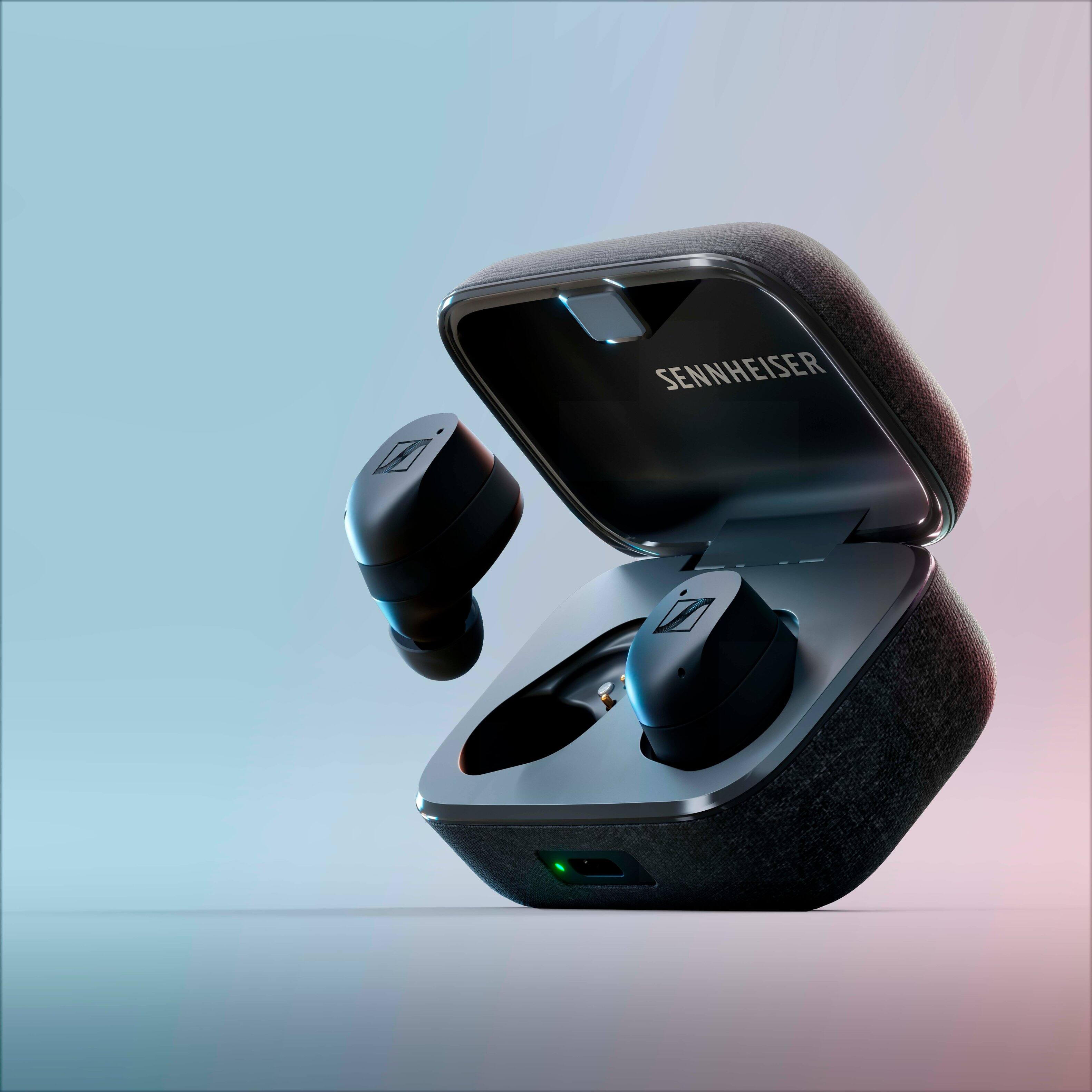 Alt View 11. Sennheiser - Momentum 3 True Wireless Noise Cancelling In-Ear Headphones - Black.
