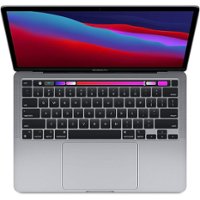 Apple MacBook Pro 13.3" Certified Pre-Owned - M1 chip - 8GB Memory - 256GB SSD (2021 Model) - Space Gray - Front_Zoom