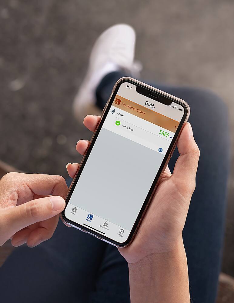 Alt View 14. Eve - Eve Water Guard - Connected Water Leak Detector - White.