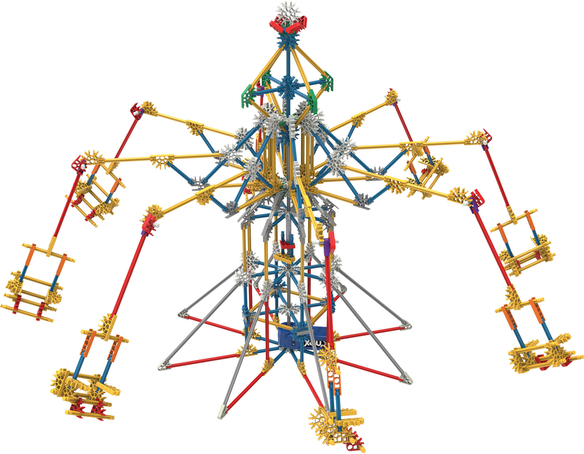 K'NEX 3 in 1 Classic Amusement Park Building Set 744 Pcs for sale online 17035 