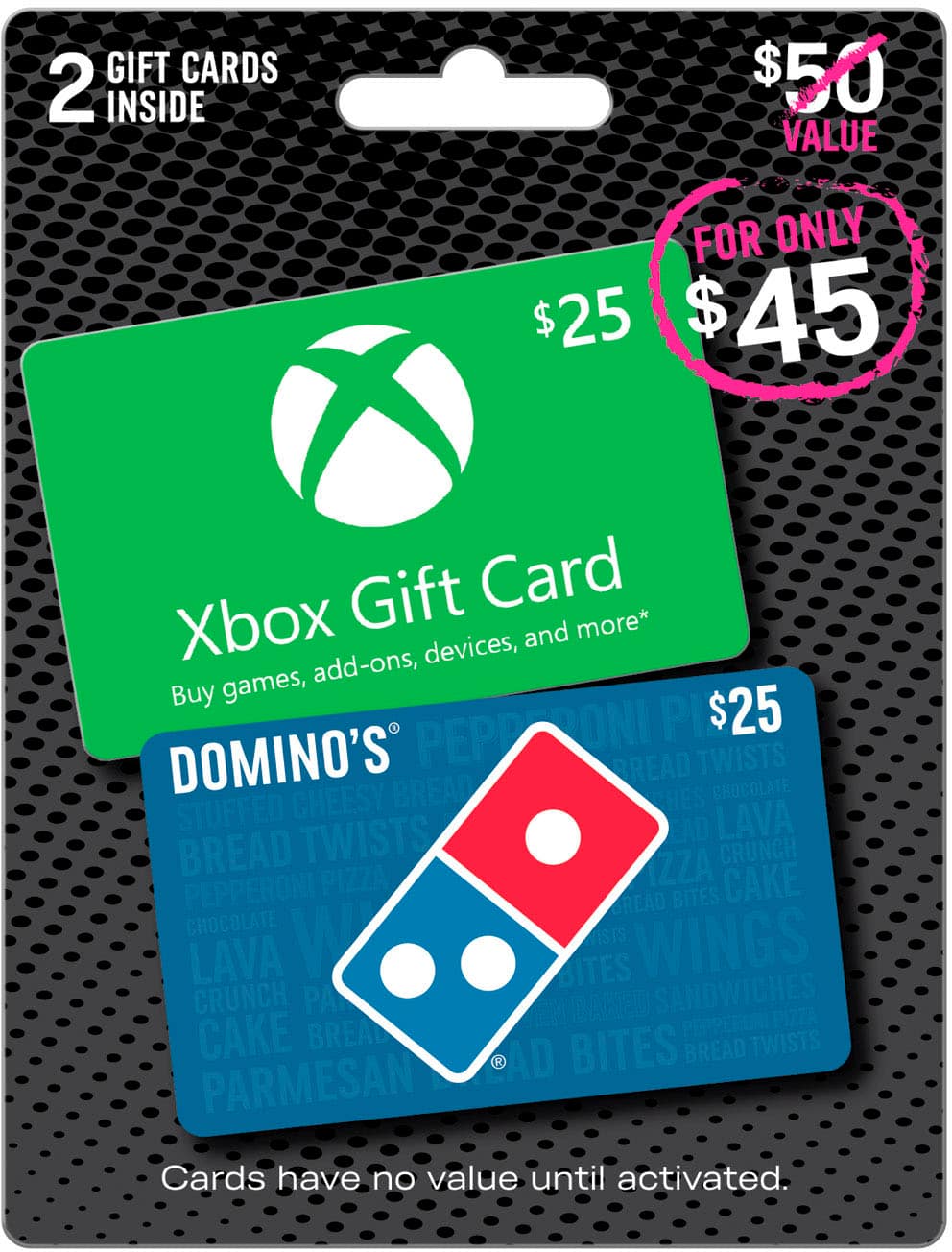 Microsoft - $50 Domino’s & Xbox Value Bundle – for only $45 - Front_Zoom