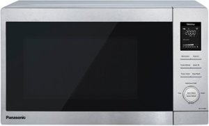 Panasonic - NN-SV79MS 1.4 Cu. Ft. Countertop Microwave Oven with Inverter Technology and Alexa compatibility - Stainless steel - Front_Zoom