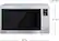 Angle. Panasonic - NN-SV79MS 1.4 Cu. Ft. Countertop Microwave Oven with Inverter Technology and Alexa compatibility - Stainless Steel.