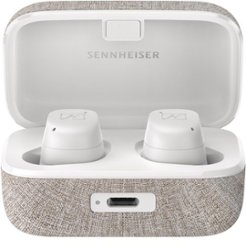 Sennheiser - Momentum 3 True Wireless Noise Cancelling In-Ear Headphones - White - Front_Zoom