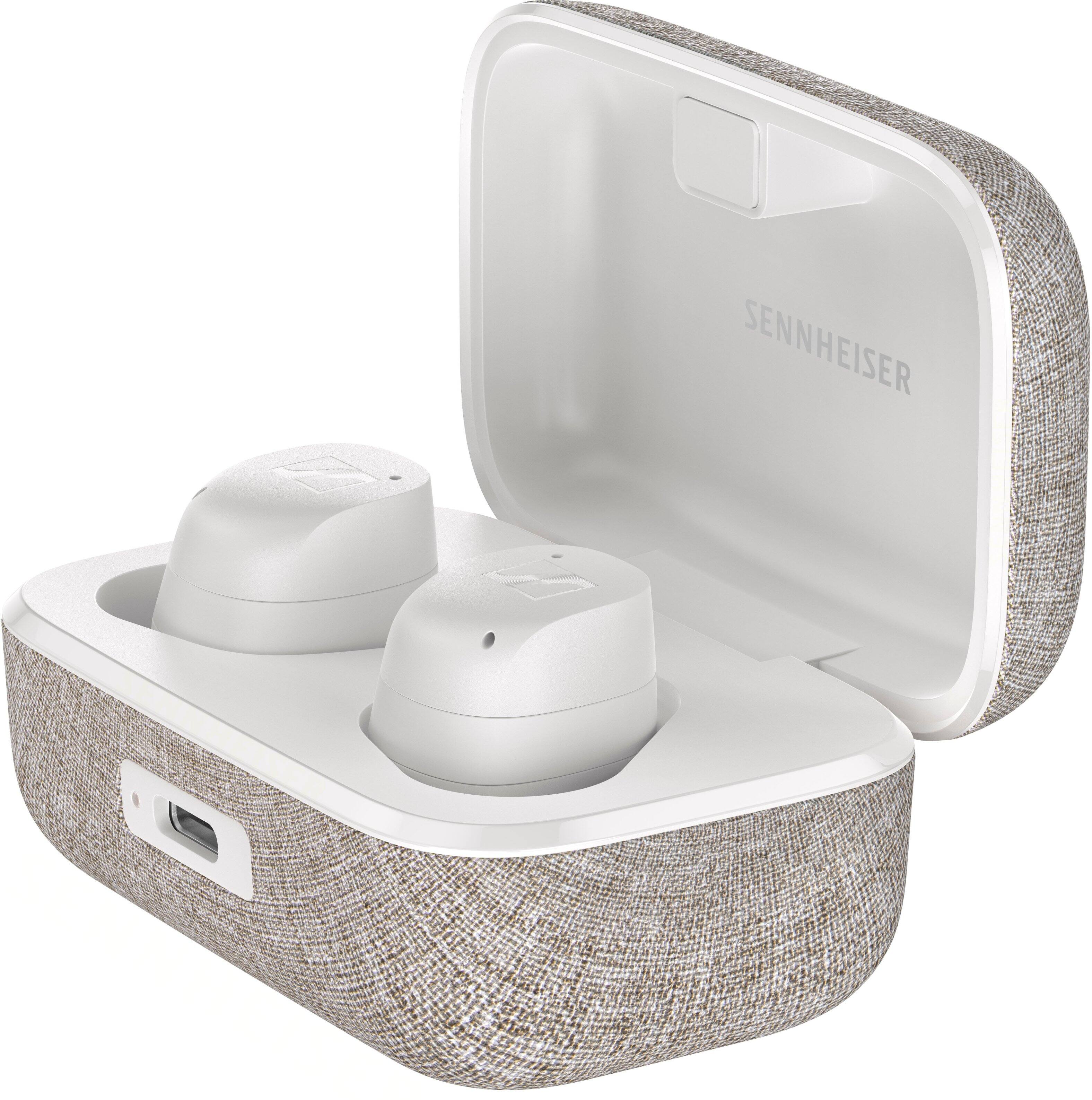 Alt View 11. Sennheiser - Momentum 3 True Wireless Noise Cancelling In-Ear Headphones - White.