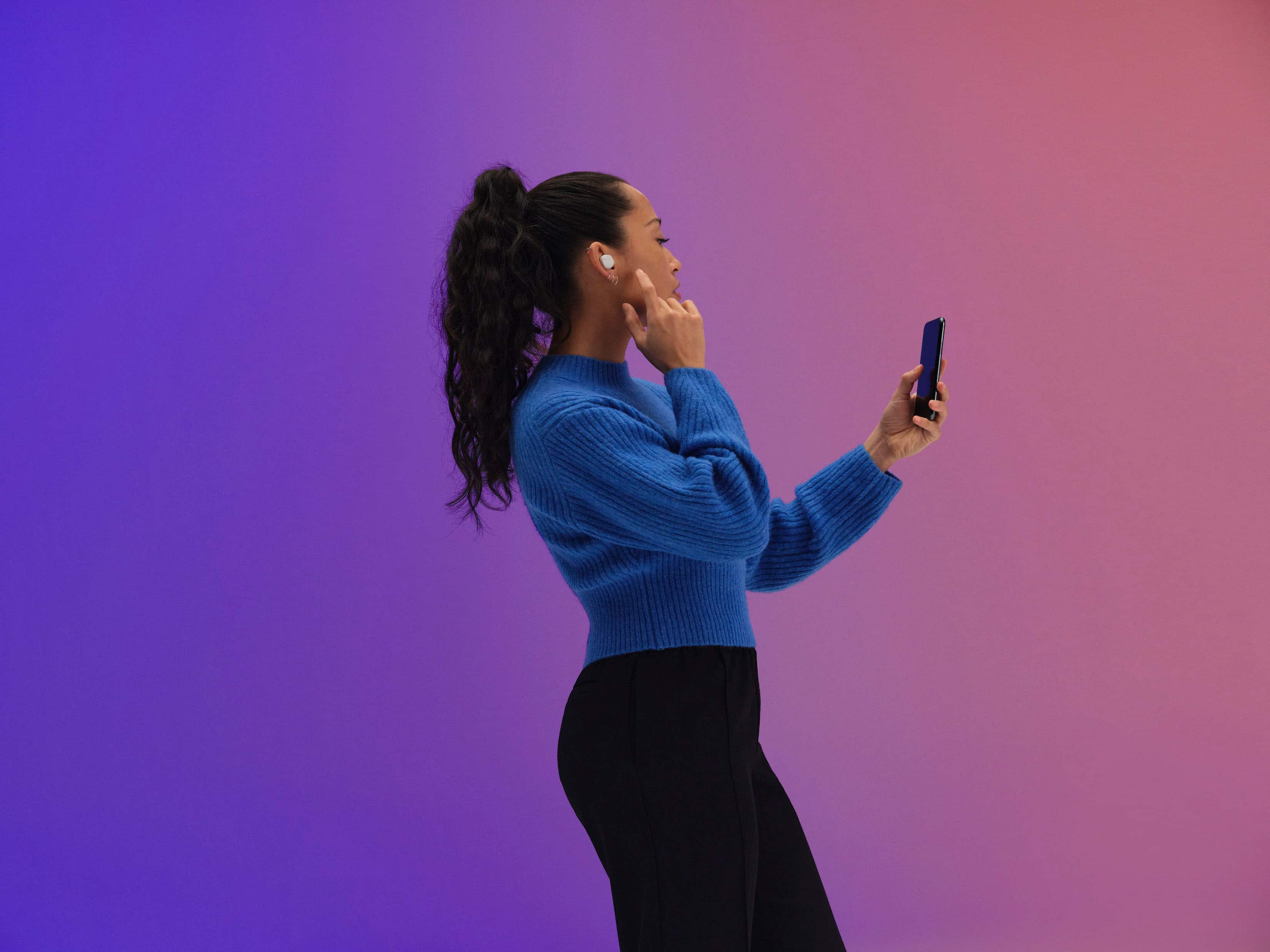 Alt View 20. Sennheiser - Momentum 3 True Wireless Noise Cancelling In-Ear Headphones - White.