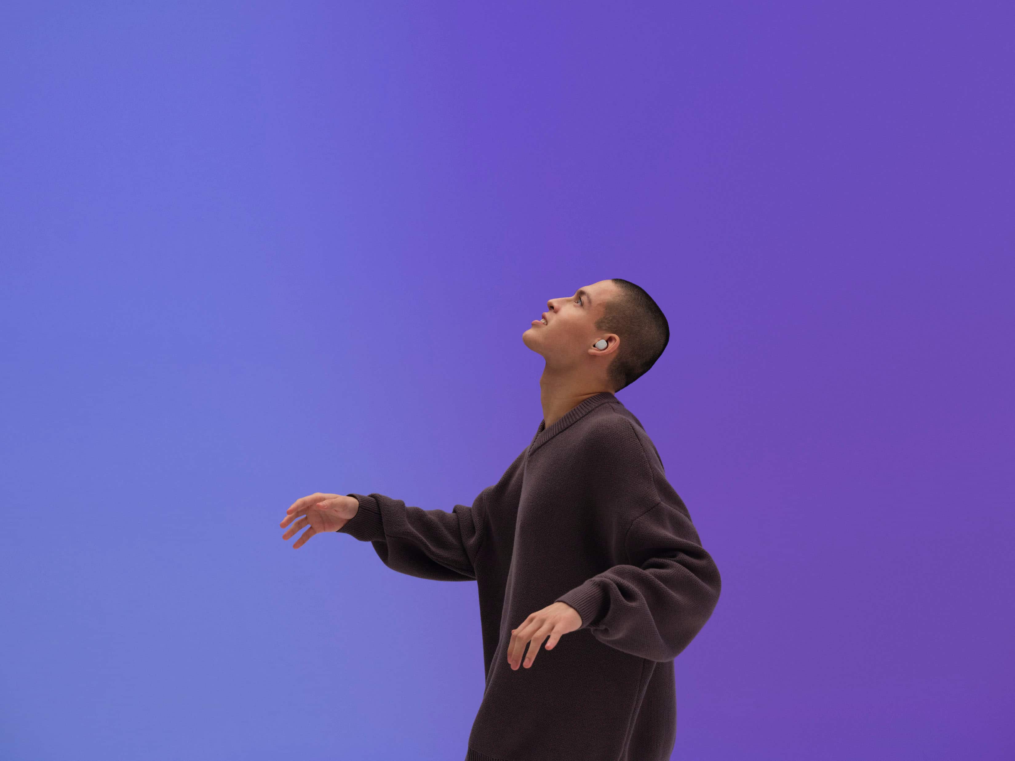 Alt View 21. Sennheiser - Momentum 3 True Wireless Noise Cancelling In-Ear Headphones - White.