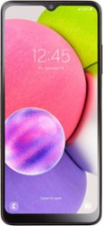 Simple Mobile - Samsung Galaxy A03s 32GB Prepaid - Black - Front_Zoom