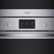 Alt View Zoom 11. Bosch - 500 Series 30" Built-In Electric Convection Wall Oven with Built-In Microwave - Stainless Steel.