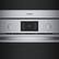Alt View 11. Bosch - 500 Series 30" Built-In Electric Convection Wall Oven with Built-In Microwave - Stainless steel.