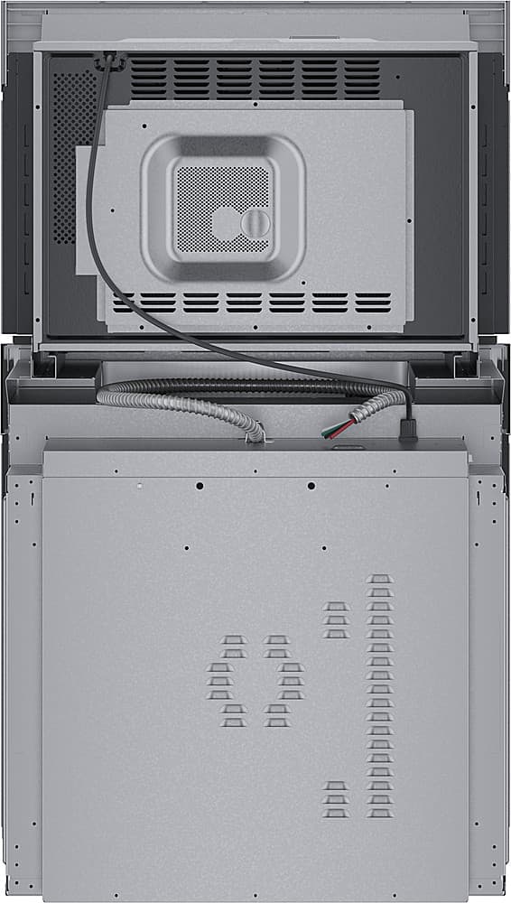 Alt View 1. Bosch - 500 Series 30" Built-In Electric Convection Wall Oven with Built-In Microwave - Stainless steel.