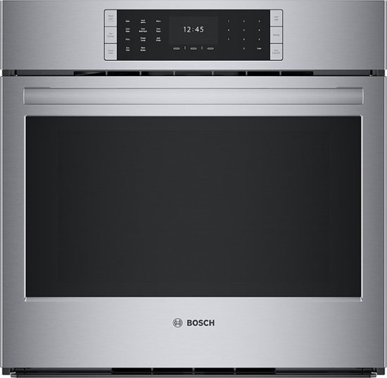 Front Zoom. Bosch - Benchmark Series 30" Built-In Single Electric Convection Wall Oven - Stainless Steel.