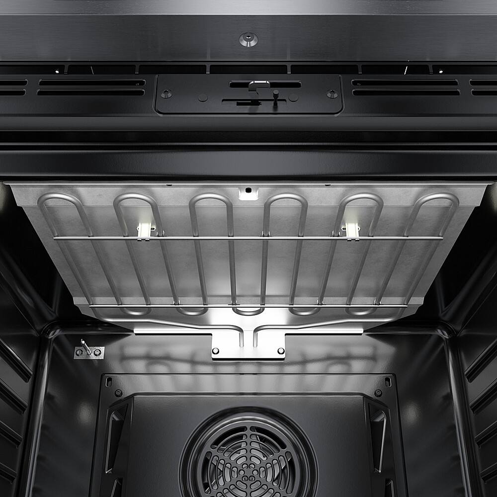 Alt View 13. Bosch - Benchmark Series 30" Built-In Single Electric Convection Wall Oven - Stainless Steel.