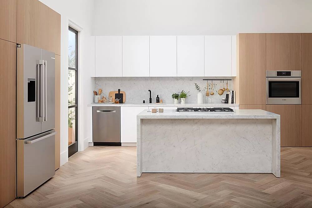 Alt View 20. Bosch - Benchmark Series 30" Built-In Single Electric Convection Wall Oven - Stainless Steel.