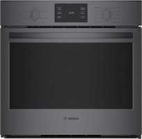 Bosch - 500 Series 30" Built-In Single Electric Convection Wall Oven - Black - Front_Zoom