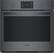 Front. Bosch - 500 Series 30" Built-In Single Electric Convection Wall Oven - Black stainless steel.